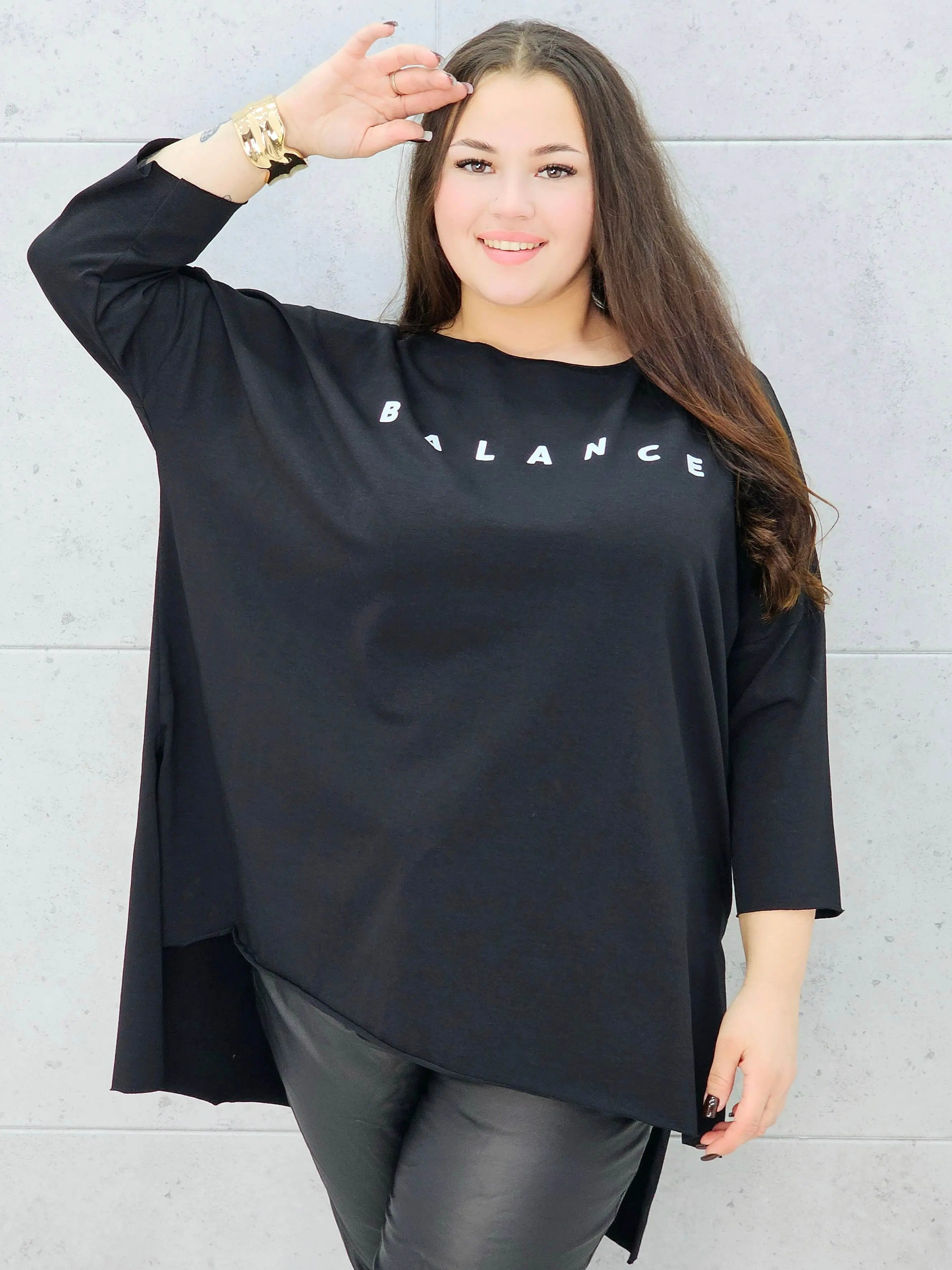 Bluzka plus size. BALANCE oversize Stylowa XL