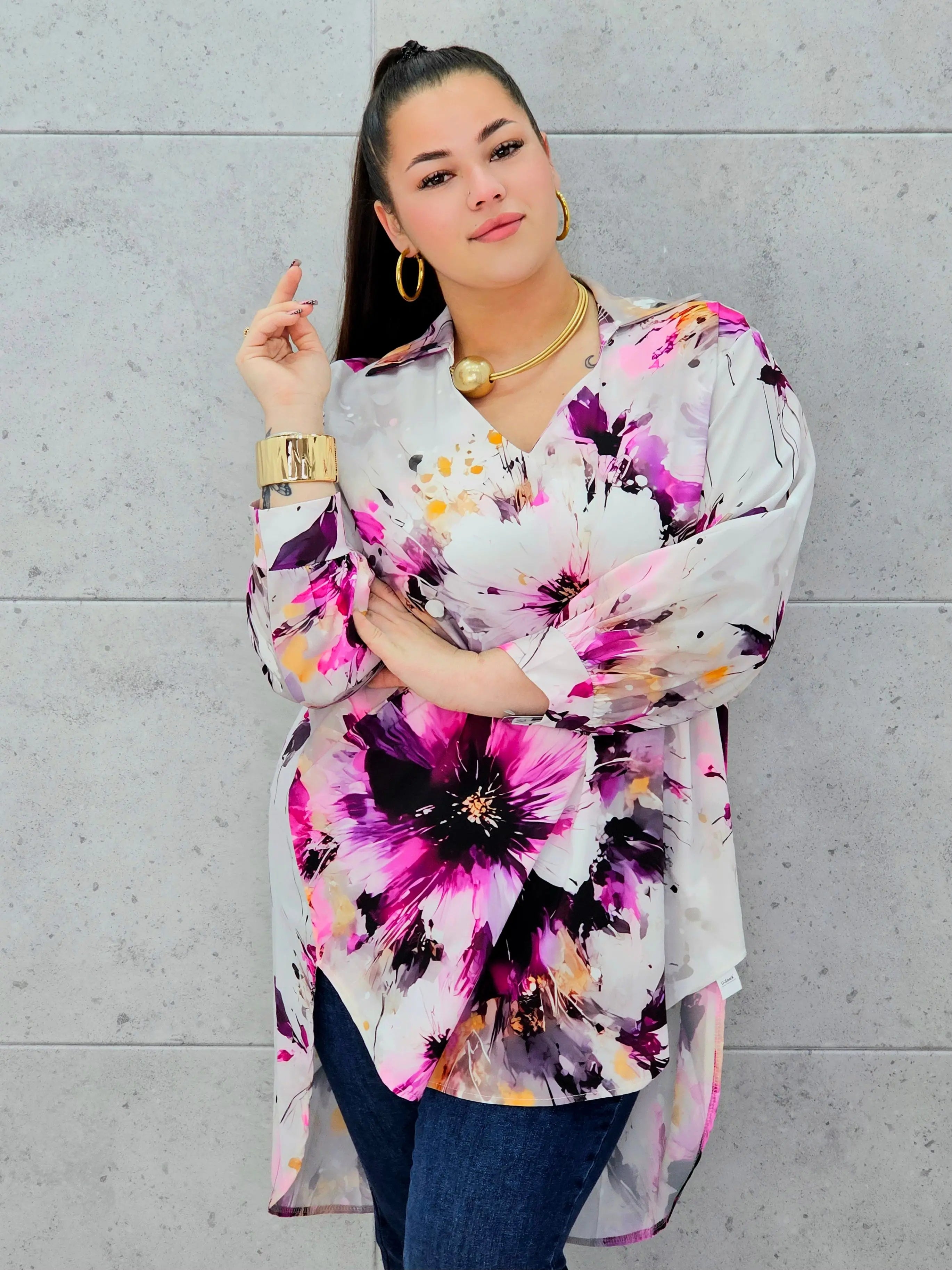 Bluzka szyfonowa plus size – lekka, elegancka i kobieca propozycja na każdą okazję Stylowa XL