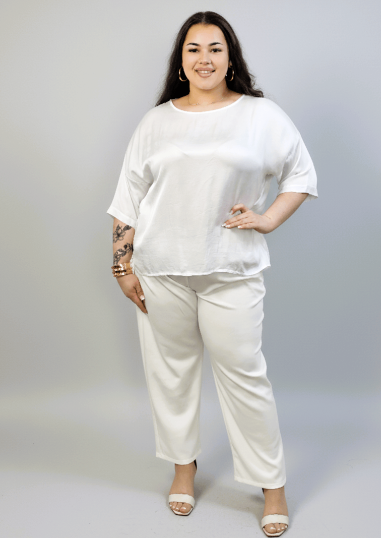 Bluzka wiskoza plus size – lekka bluzka XXL o swobodnym fasonie Stylowa XL