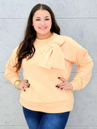 Bluzka z kokardą Stylowa XL