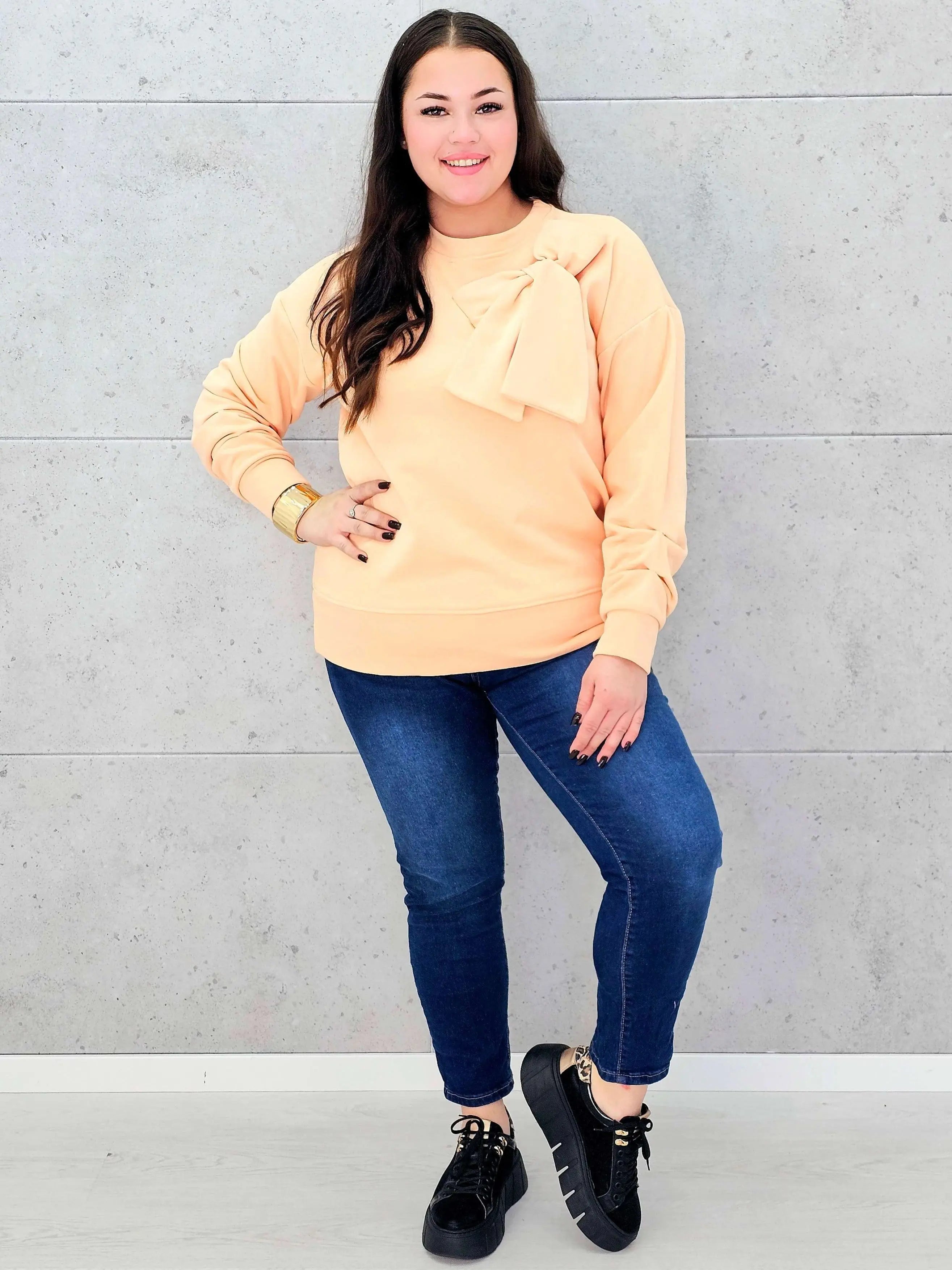 Bluzka z kokardą Stylowa XL