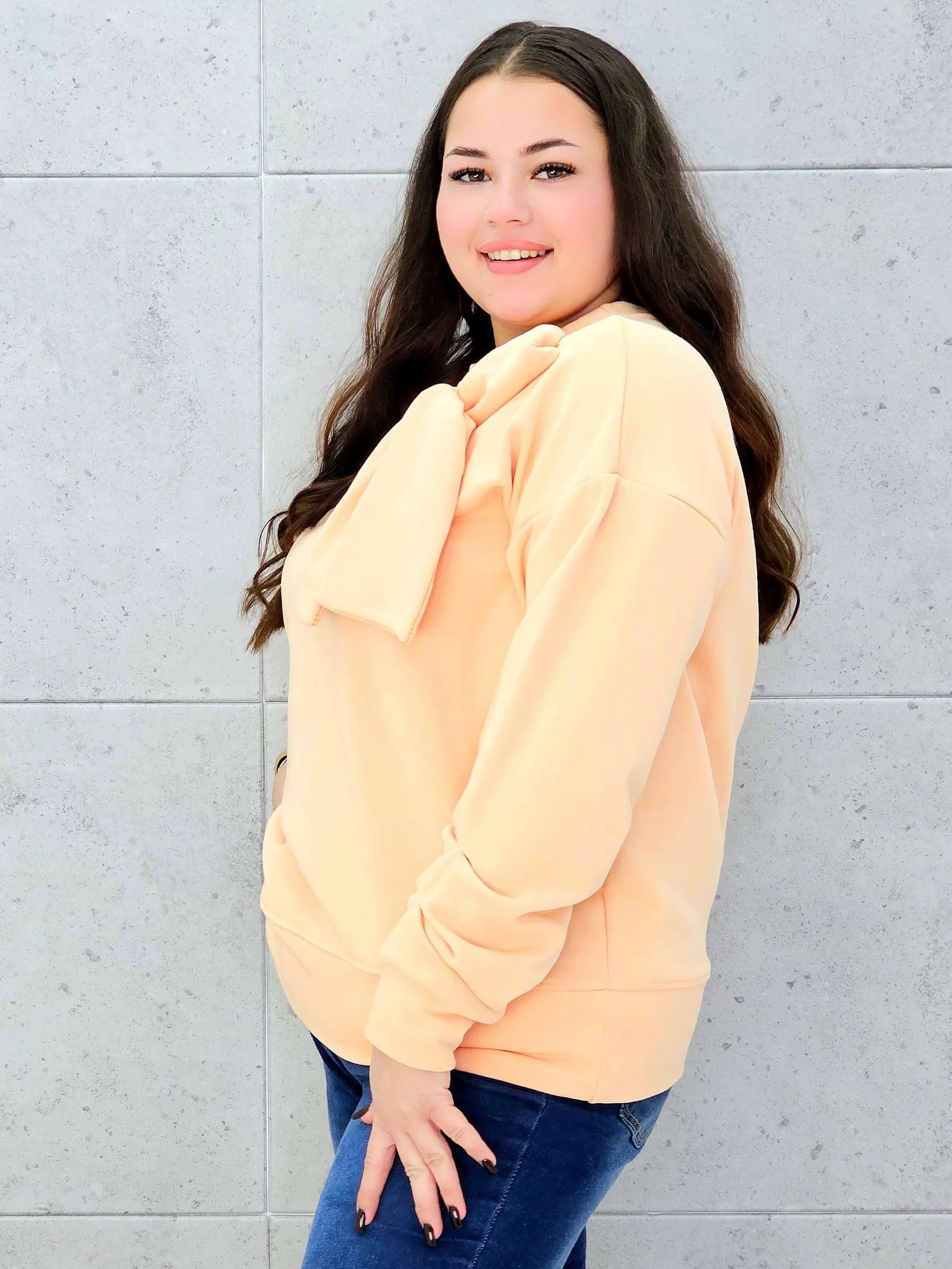 Bluzka z kokardą Stylowa XL