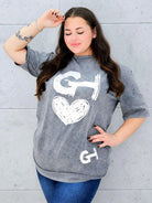 Bluzka z nadrukiem XXL – styl i wygoda w modzie plus size Stylowa XL