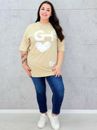 Bluzka z nadrukiem XXL – styl i wygoda w modzie plus size Stylowa XL