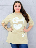 Bluzka z nadrukiem XXL – styl i wygoda w modzie plus size Stylowa XL