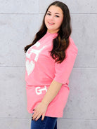 Bluzka z nadrukiem XXL – styl i wygoda w modzie plus size Stylowa XL