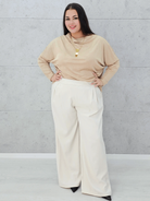 Bluzka złota z połyskiem Stylowa XL