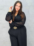 Body plus size z ozdobnymi rękawami – elegancja i styl XXL Stylowa XL Stylowa XL