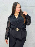 Body plus size z ozdobnymi rękawami – elegancja i styl XXL Stylowa XL Stylowa XL