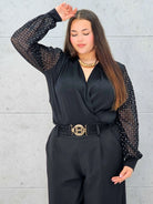 Body plus size z ozdobnymi rękawami – elegancja i styl XXL Stylowa XL Stylowa XL