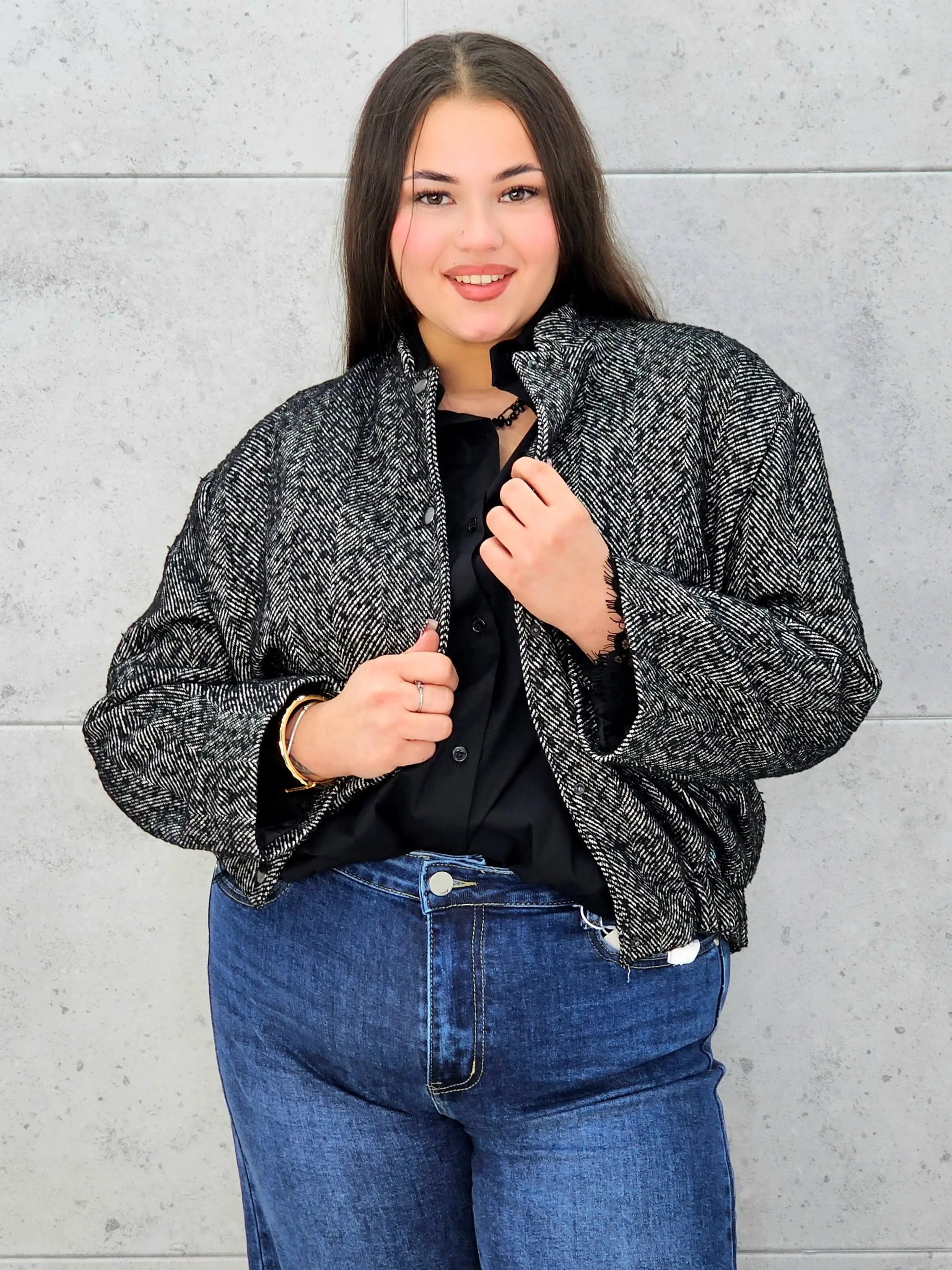 Bomberka plus size – modna i wygodna kurtka dla każdej kobiety Stylowa XL