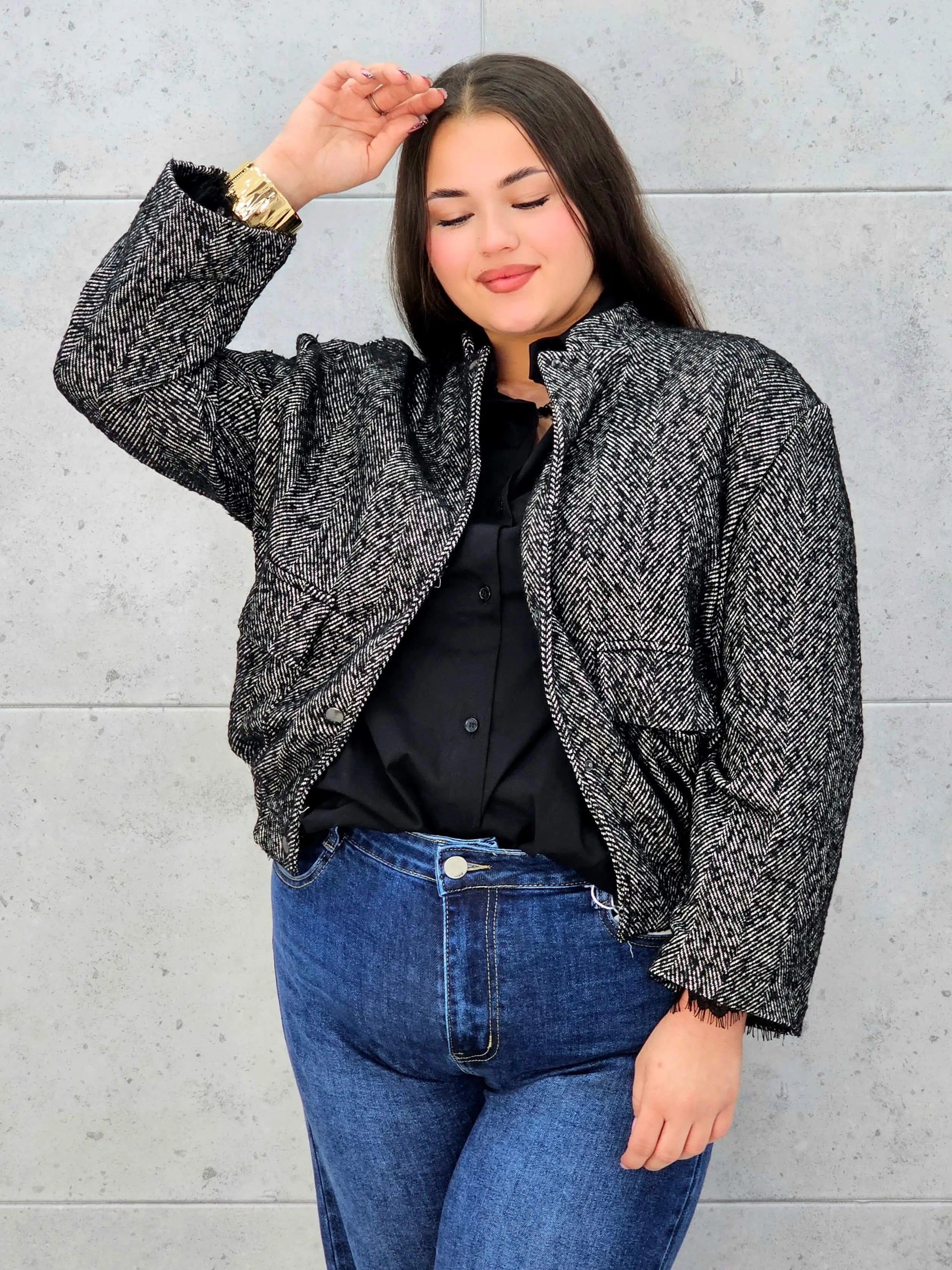 Bomberka plus size – modna i wygodna kurtka dla każdej kobiety Stylowa XL