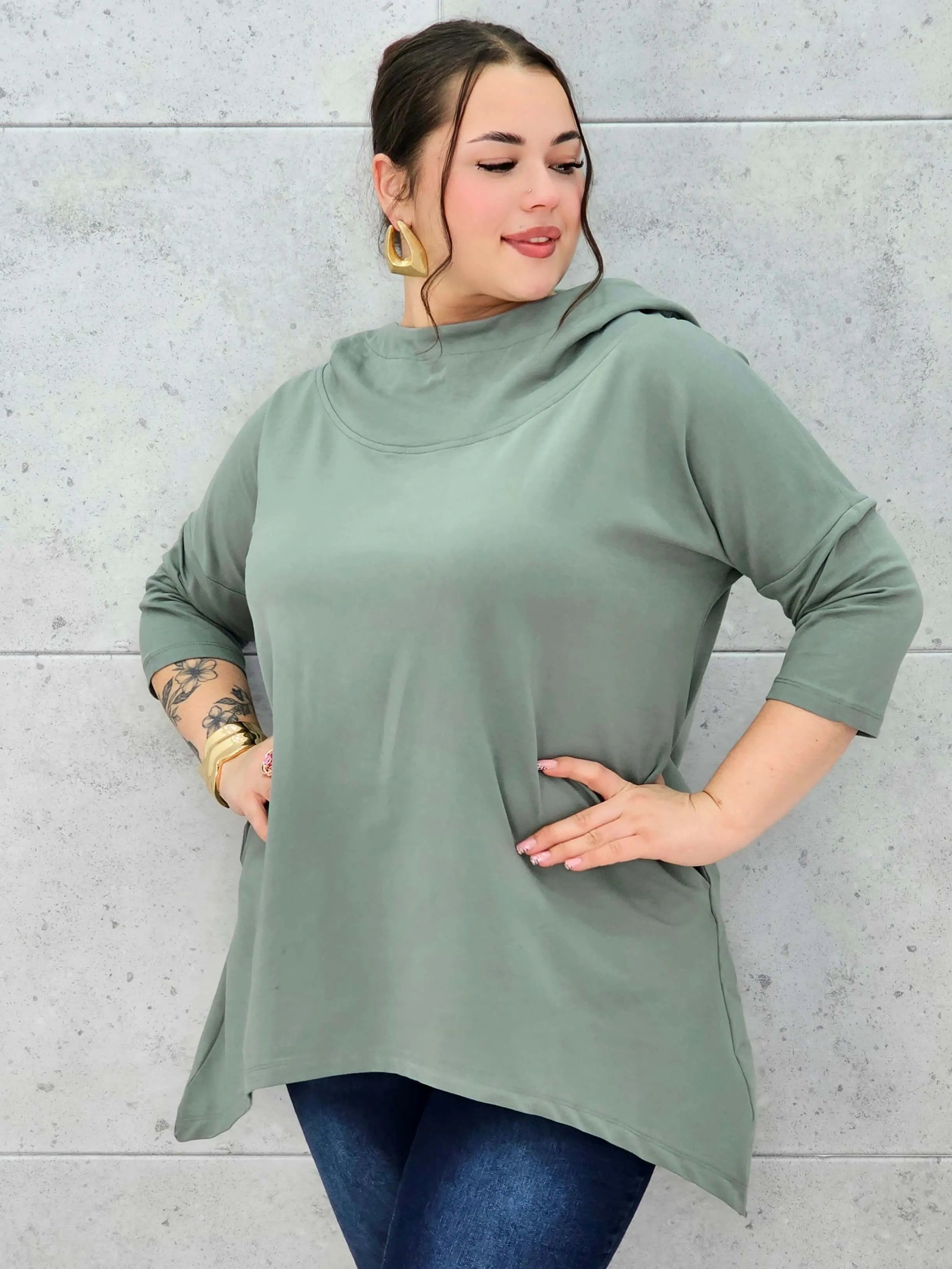 Codzienna Elegancja z Luzem Stylowa XL