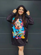 Damska bluza oversize z nadrukiem Stylowa XL