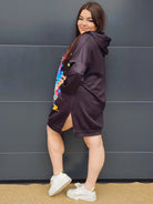 Damska bluza oversize z nadrukiem Stylowa XL