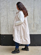 Długa kamizelka z kapturem Stylowa XL