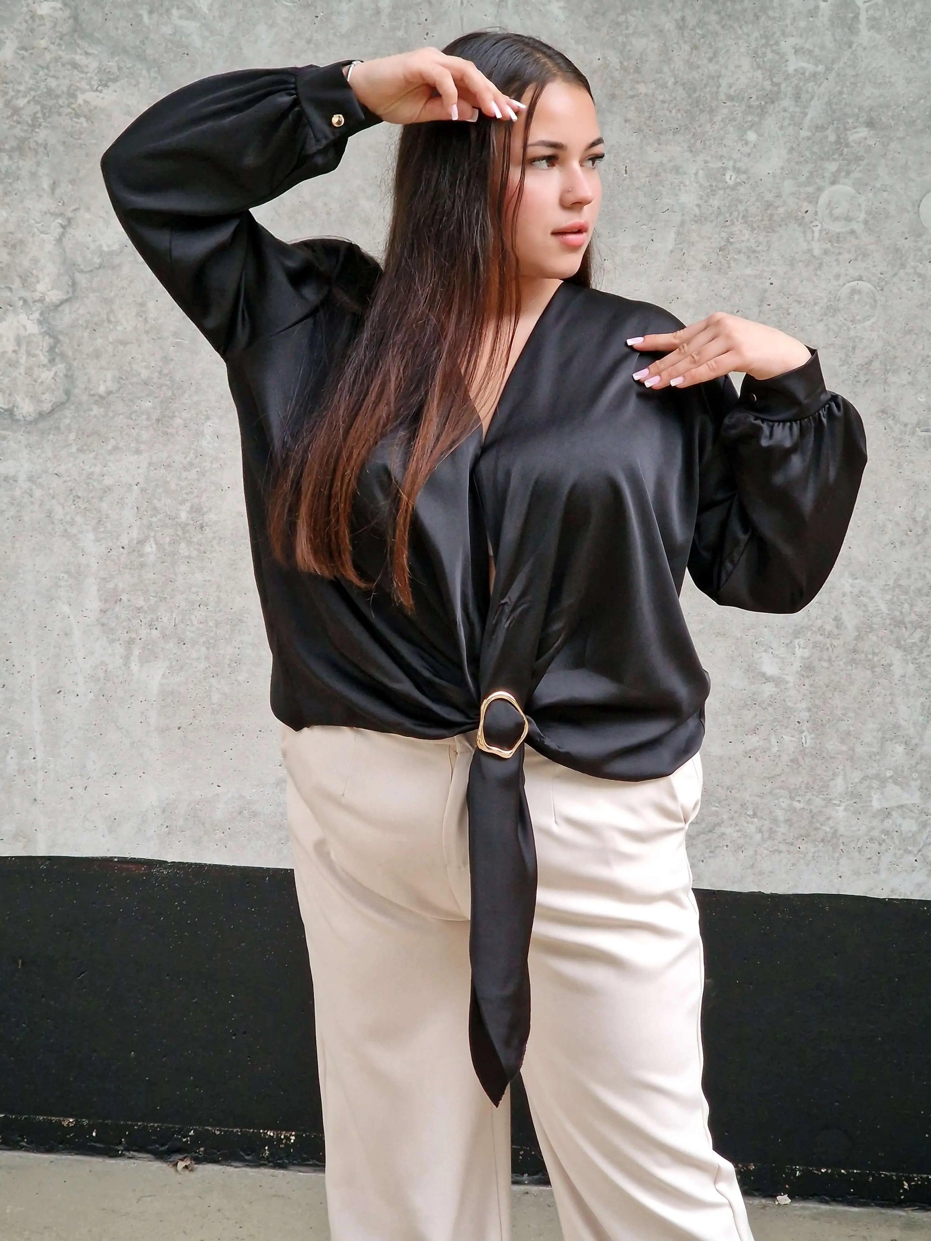 Elegancka bluzka damska plus size – styl, szyk i komfort w jednym | Stylowa XL