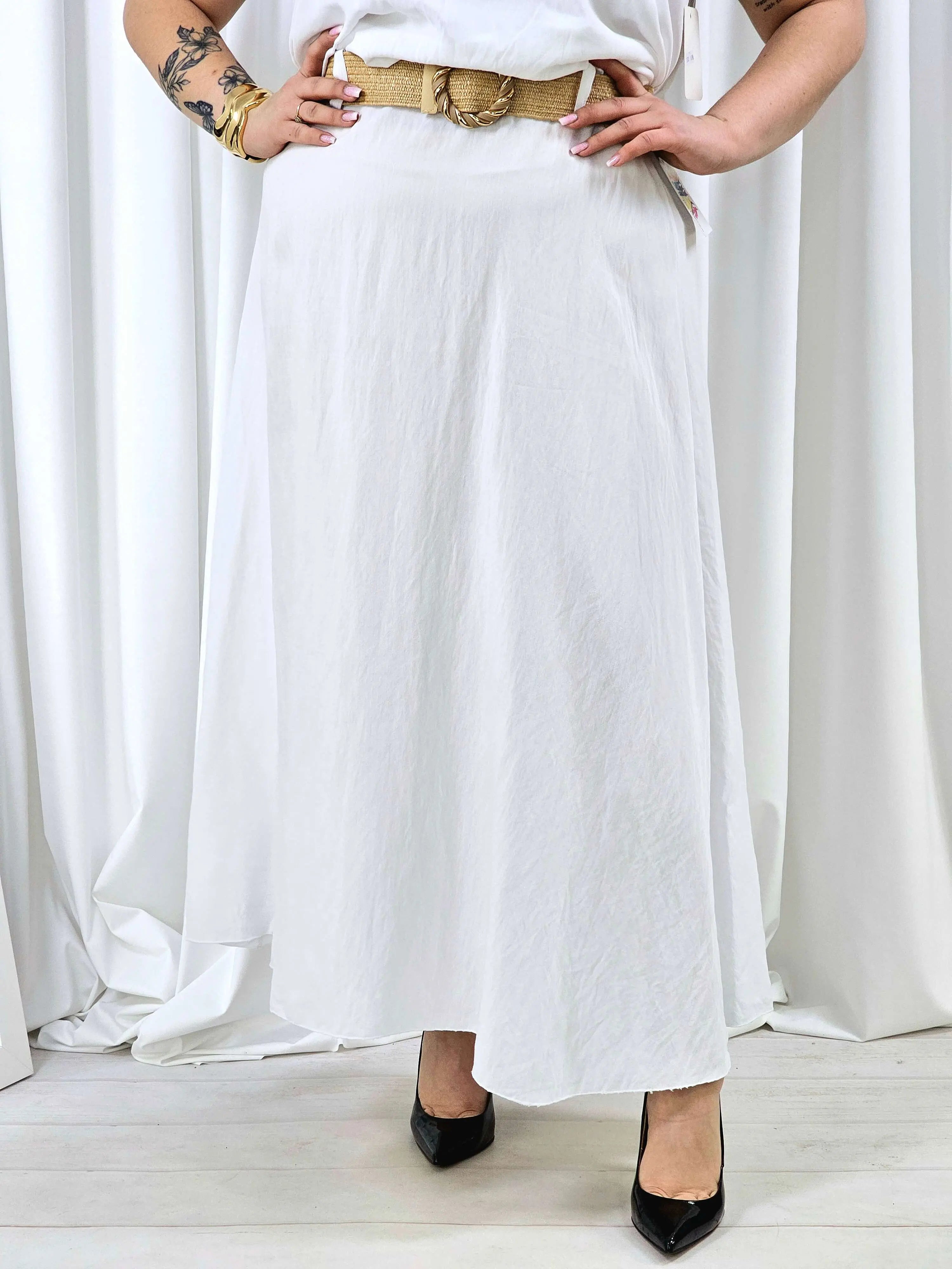 Elegancka i wygodna spódnica midi- kilka kolorów Stylowa XL