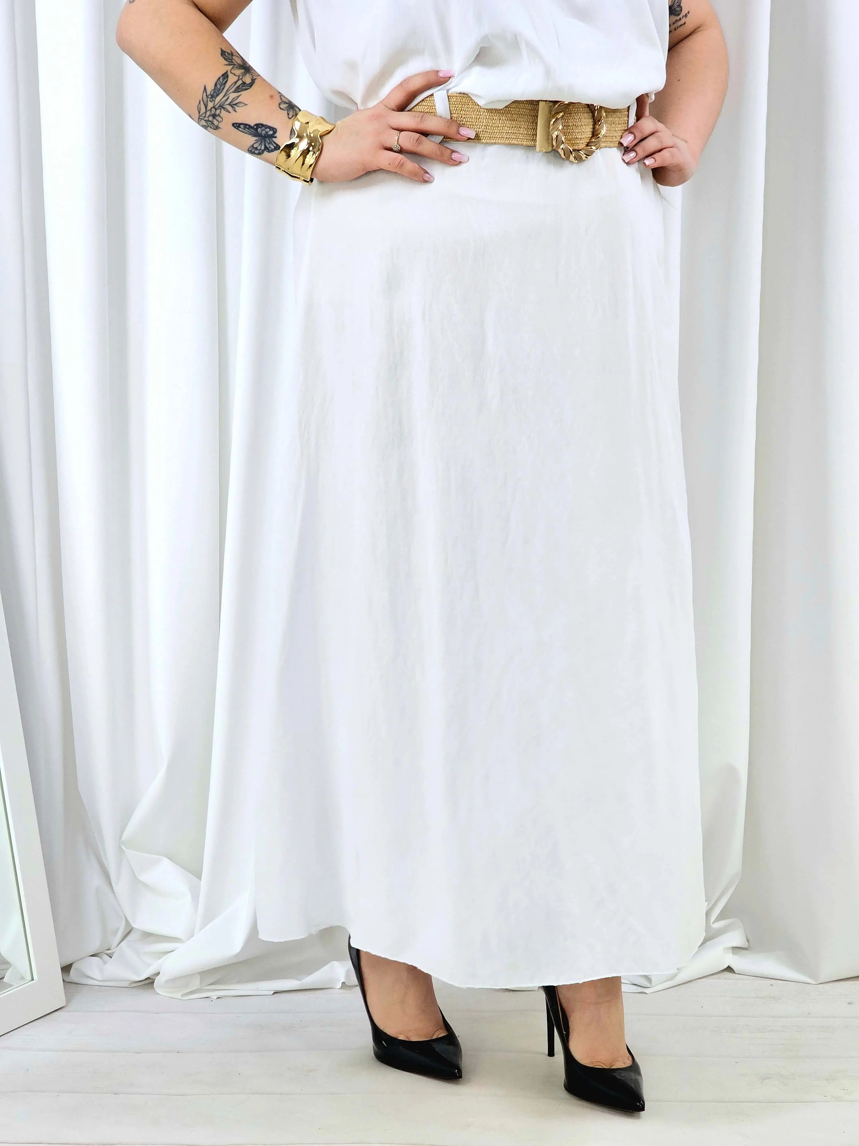 Elegancka i wygodna spódnica midi- kilka kolorów Stylowa XL