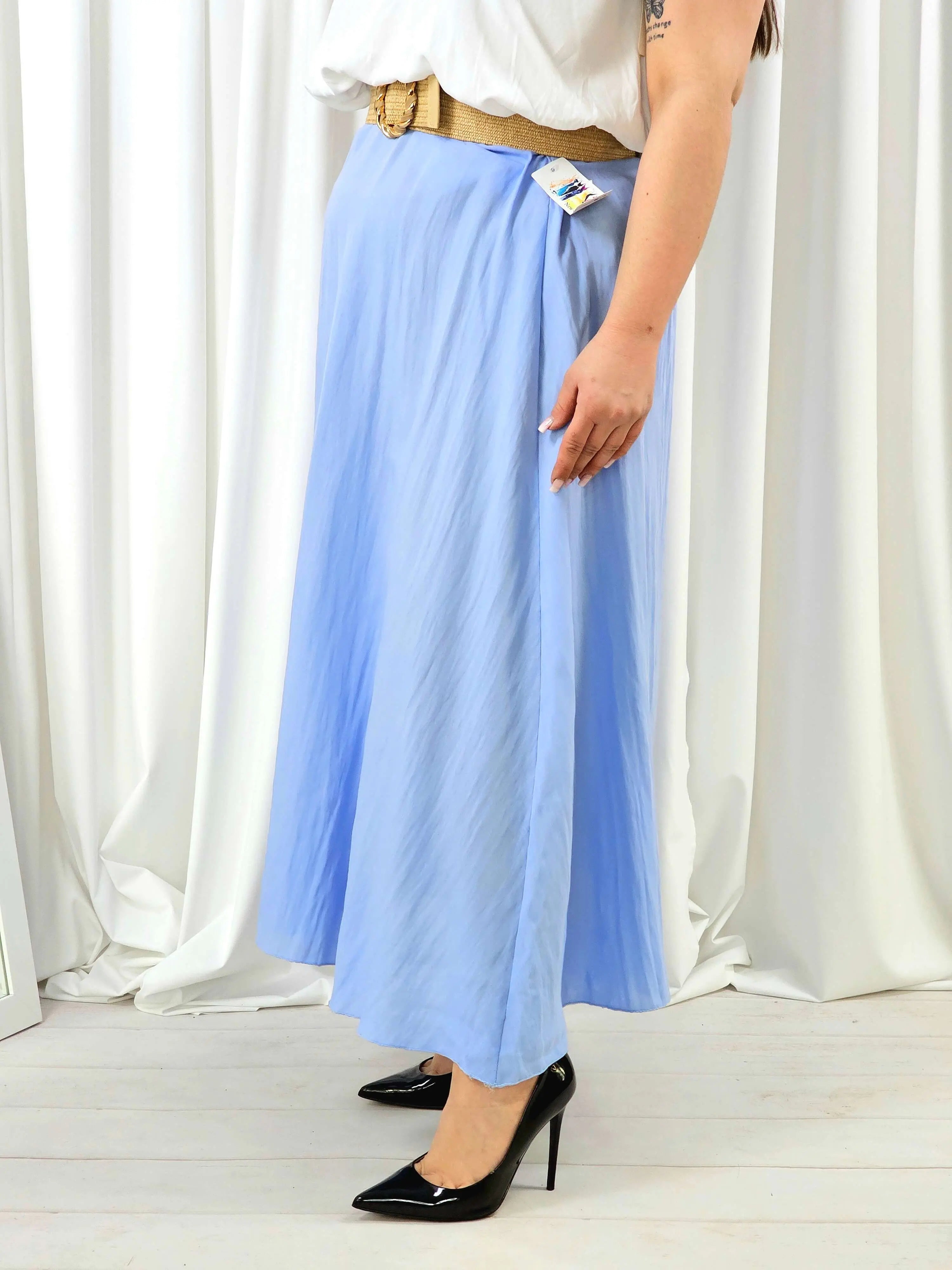 Elegancka i wygodna spódnica midi- kilka kolorów Stylowa XL