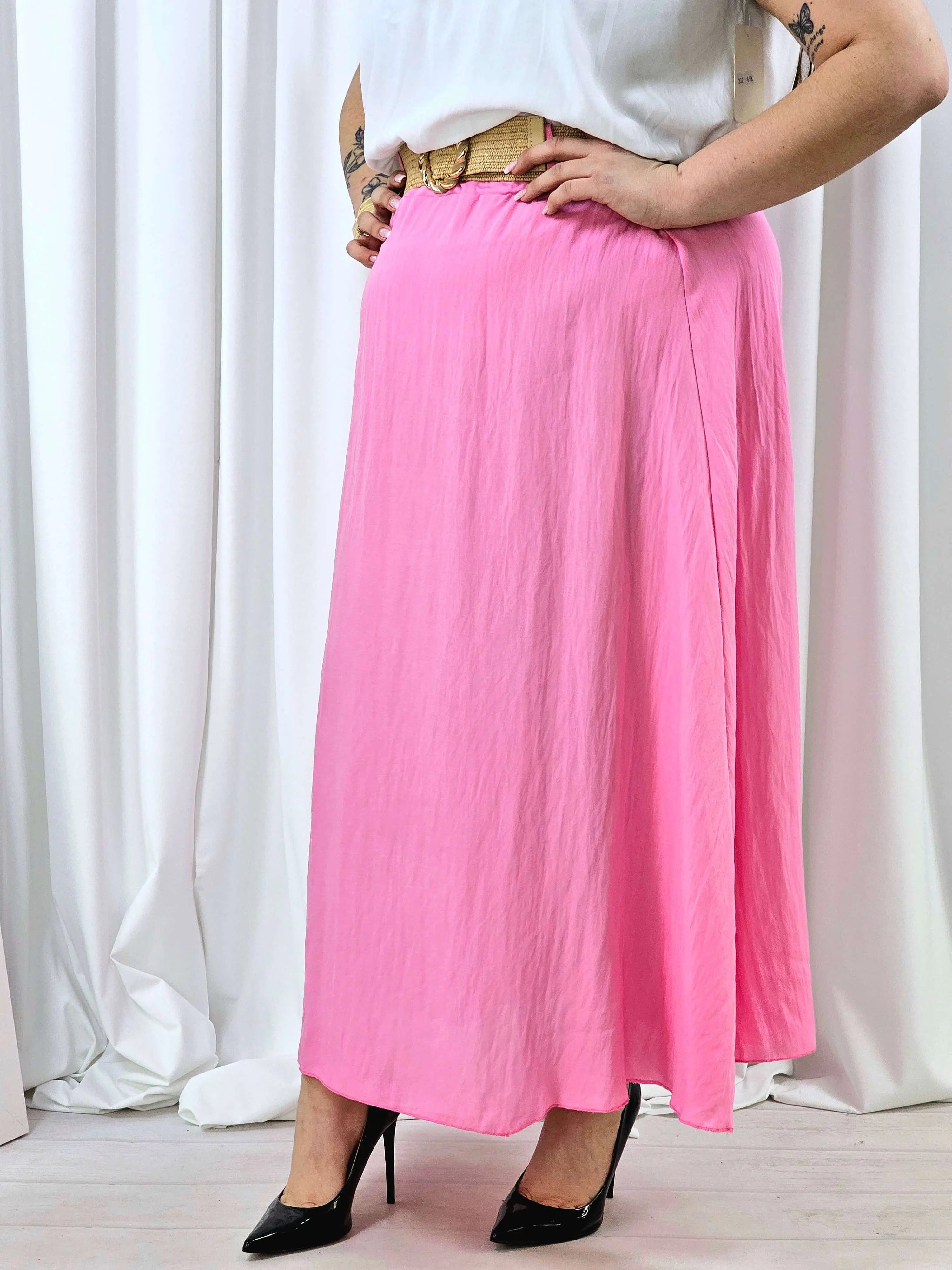 Elegancka i wygodna spódnica midi- kilka kolorów Stylowa XL