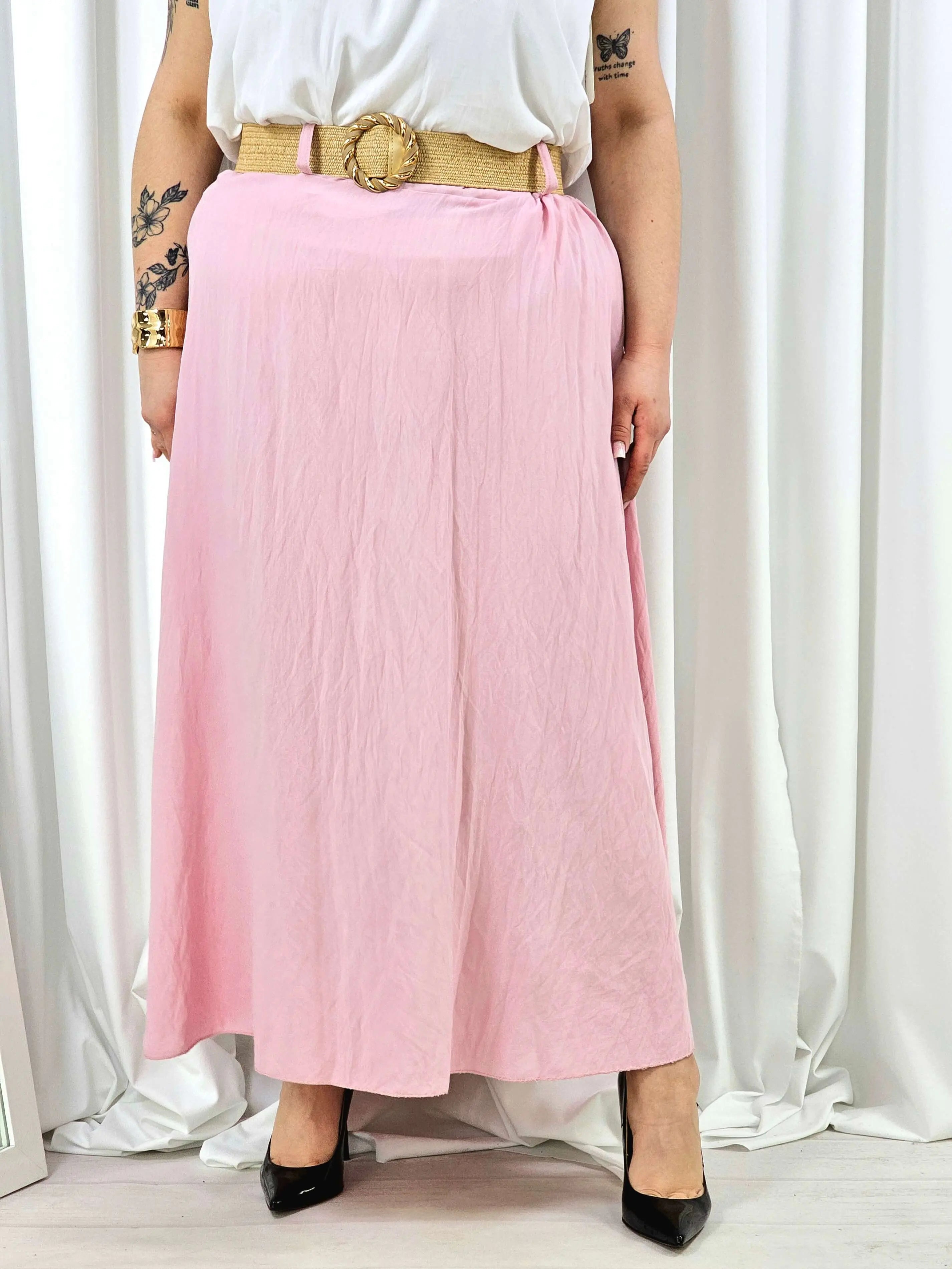 Elegancka i wygodna spódnica midi- kilka kolorów Stylowa XL