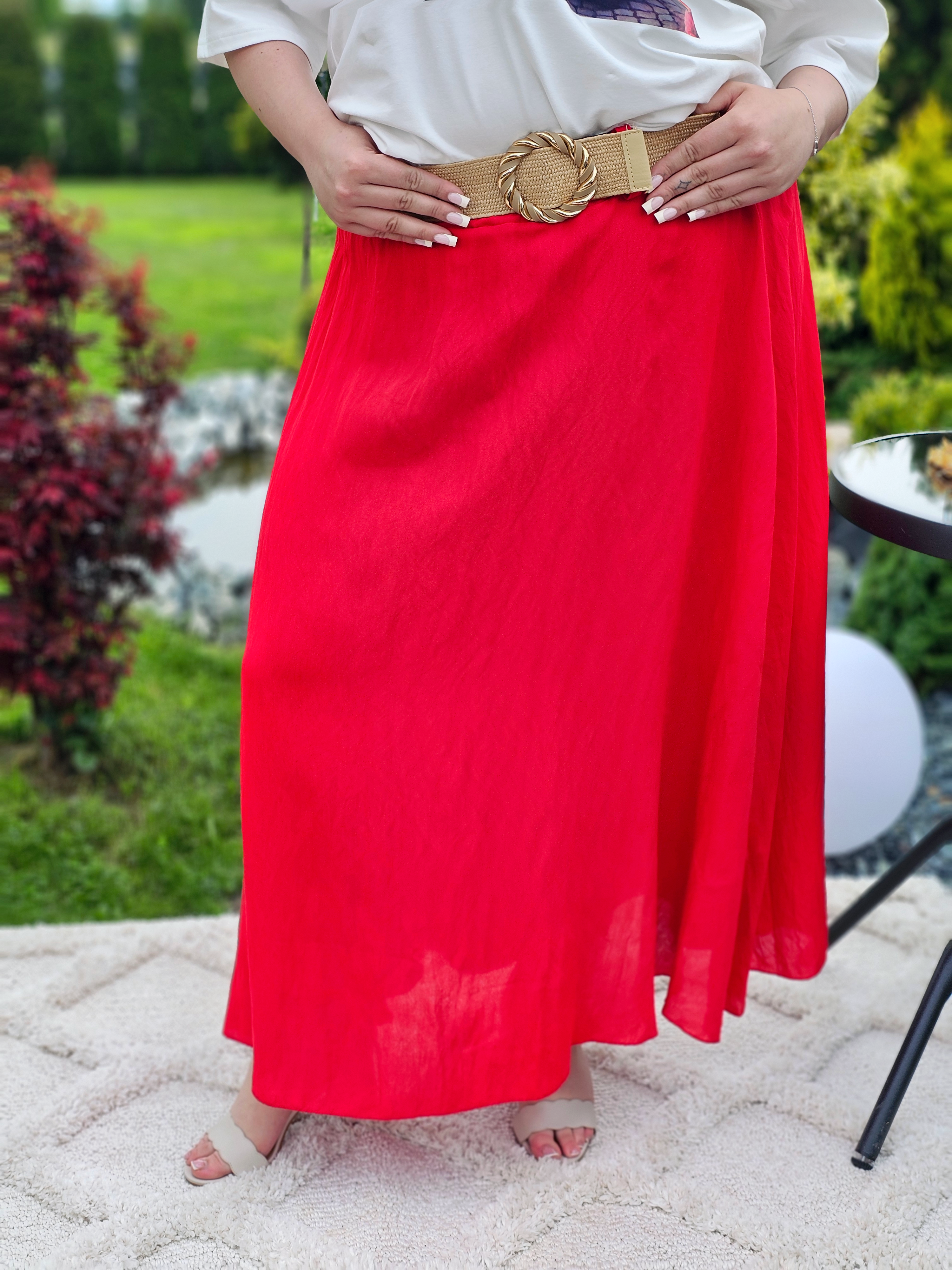 Elegancka i wygodna spódnica midi- kilka kolorów Stylowa XL