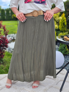 Elegancka i wygodna spódnica midi- kilka kolorów Stylowa XL