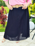 Elegancka i wygodna spódnica midi- kilka kolorów Stylowa XL