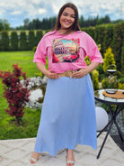 Elegancka i wygodna spódnica midi- kilka kolorów Stylowa XL