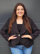 Elegancka marynarka plus size Stylowa XL