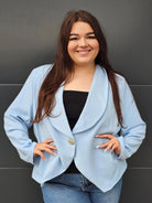 Elegancka marynarka plus size Stylowa XL