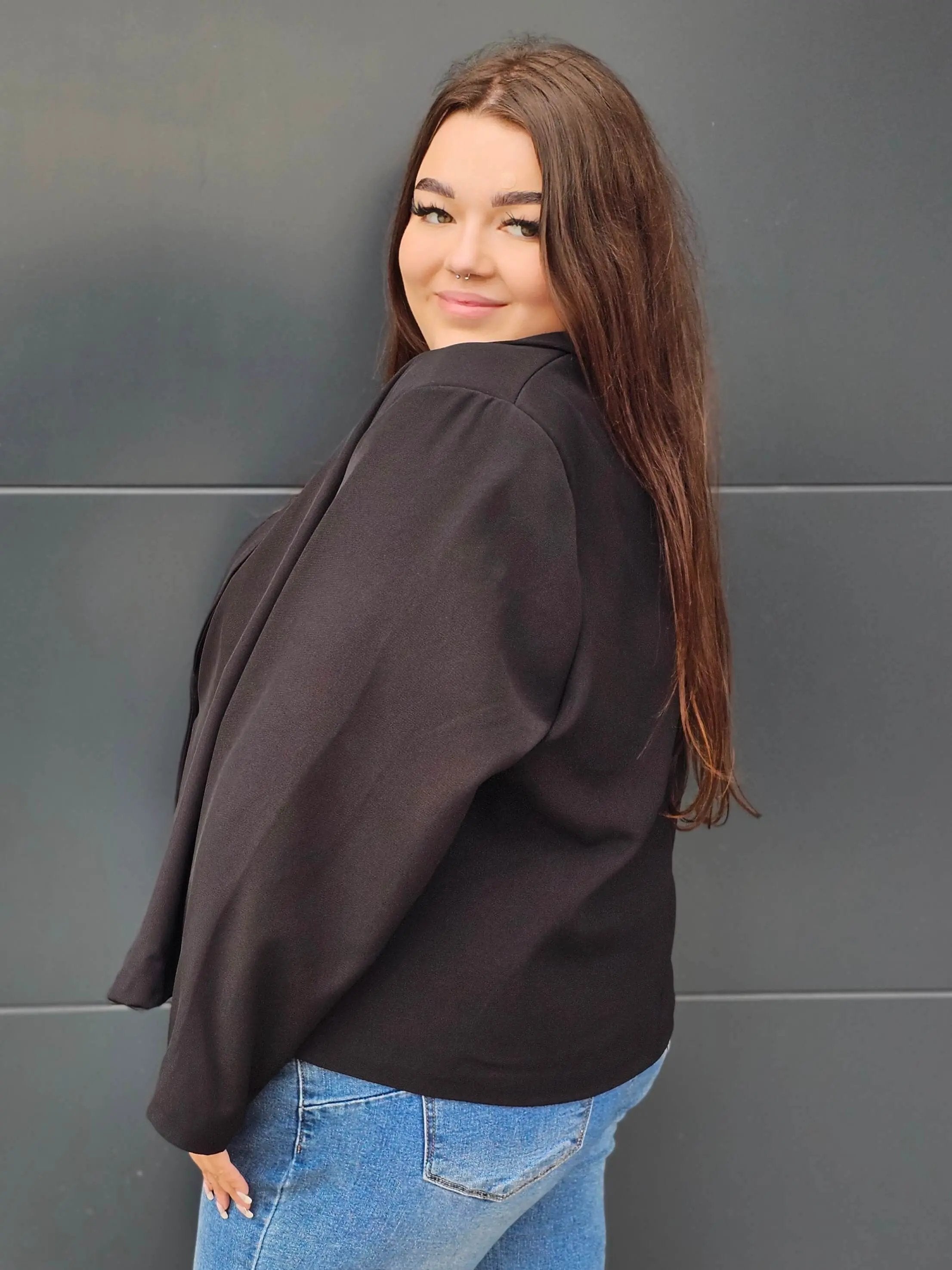 Elegancka marynarka plus size Stylowa XL