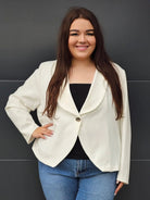 Elegancka marynarka plus size Stylowa XL