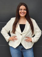 Elegancka marynarka plus size Stylowa XL