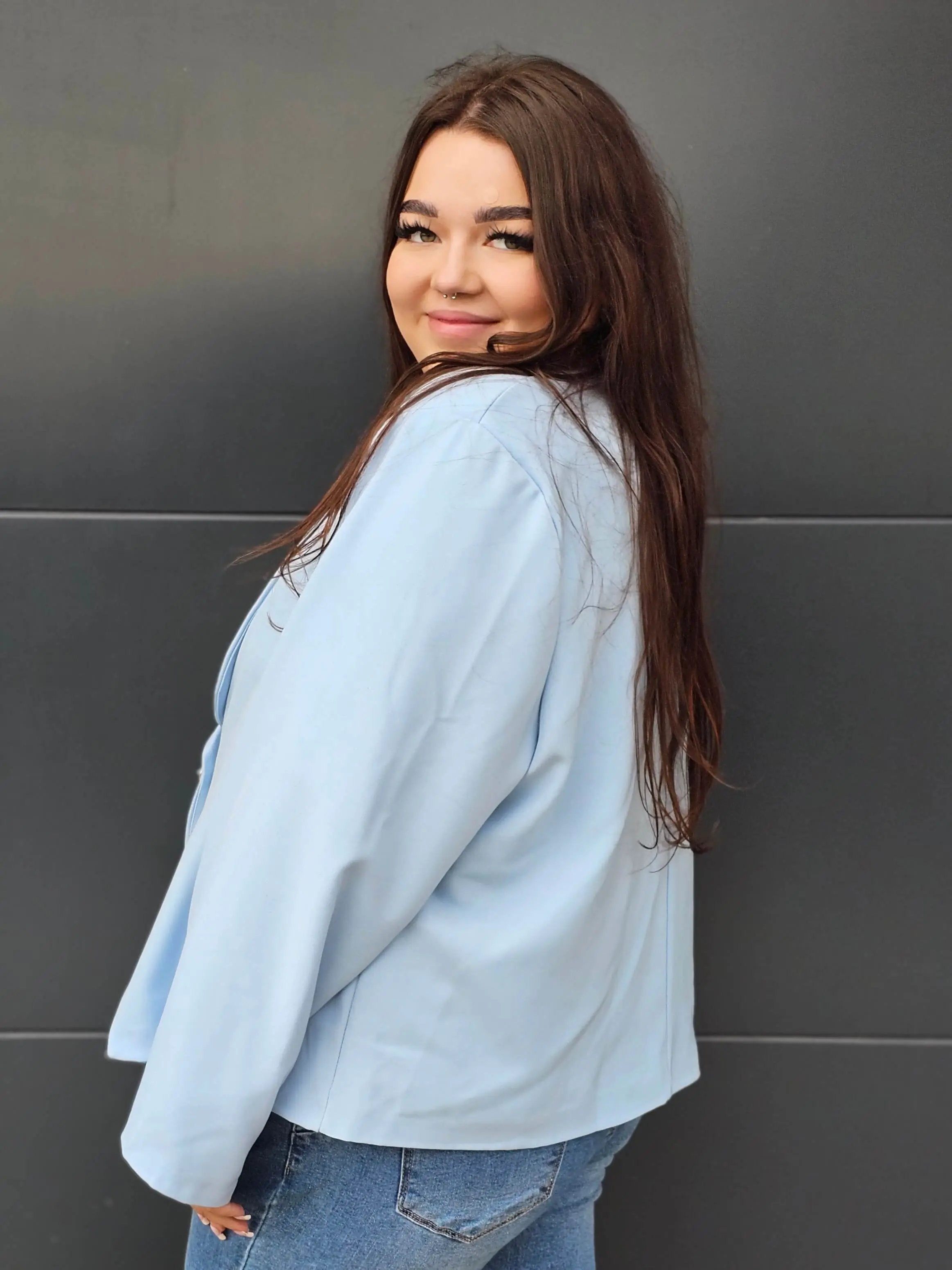 Elegancka marynarka plus size Stylowa XL