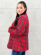 Elegancka marynarka plus size w kratę  – stylowa propozycja Stylowa XL Stylowa XL