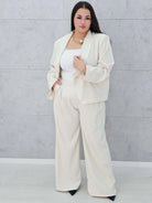 Elegancki garnitur damski plus size Stylowa XL