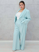 Elegancki garnitur damski plus size Stylowa XL