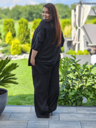 Elegancki prążkowy  komplet Stylowa XL