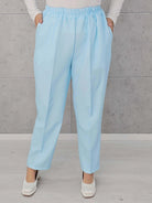 Eleganckie spodnie z gumką w pasie Stylowa XL