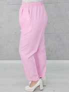 Eleganckie spodnie z gumką w pasie Stylowa XL