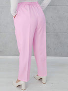 Eleganckie spodnie z gumką w pasie Stylowa XL