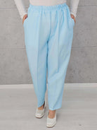 Eleganckie spodnie z gumką w pasie Stylowa XL