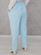 Eleganckie spodnie z gumką w pasie Stylowa XL