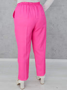 Eleganckie spodnie z gumką w pasie Stylowa XL