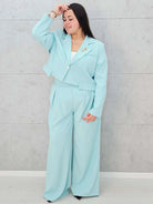 Garnitur „Elegance Bloom” z krótką marynarką Stylowa XL