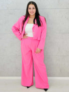 Garnitur „Elegance Bloom” z krótką marynarką Stylowa XL