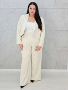 Garnitur „Elegance Bloom” z krótką marynarką Stylowa XL