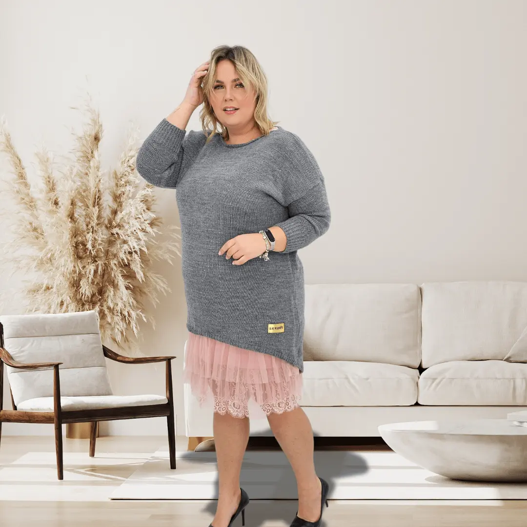 Halka z falbankami, super model do przedłużenia sukienek , koszul czy sweterków. Stylowa XL